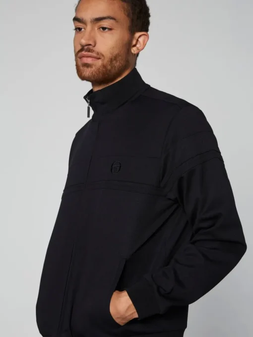 Sergio Tacchini View All<Damarindo Track Jacket- Black/ Black
