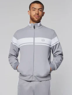 Sergio Tacchini Jackets<Damarindo Track Jacket- Sleet/ White