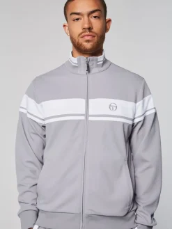 Sergio Tacchini Jackets<Damarindo Track Jacket- Sleet/ White