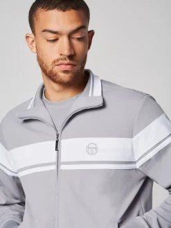 Sergio Tacchini Jackets<Damarindo Track Jacket- Sleet/ White