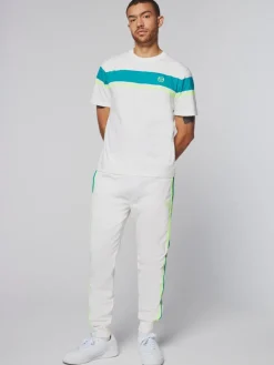 Sergio Tacchini T-Shirts<Damarindo T-Shirt- Gardenia/ Blue Grass