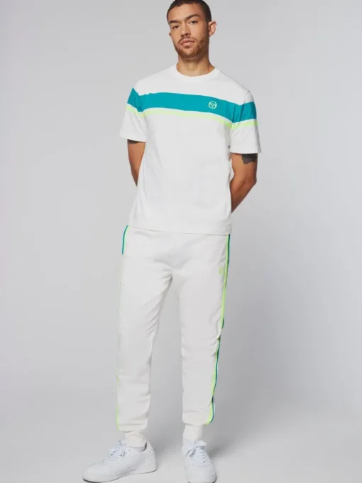 Sergio Tacchini T-Shirts<Damarindo T-Shirt- Gardenia/ Blue Grass