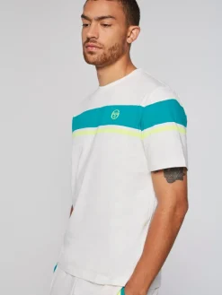 Sergio Tacchini T-Shirts<Damarindo T-Shirt- Gardenia/ Blue Grass
