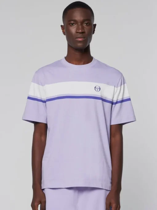 Sergio Tacchini T-Shirts<Damarindo T-Shirt- Lavender/ Gardenia