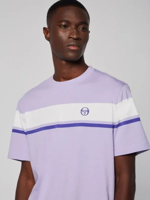 Sergio Tacchini T-Shirts<Damarindo T-Shirt- Lavender/ Gardenia