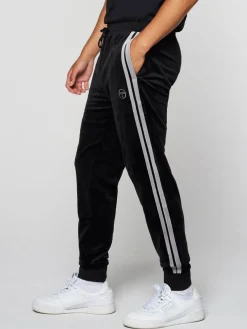 Sergio Tacchini Velour<Damarindo Velour Track Pant- Black Beauty