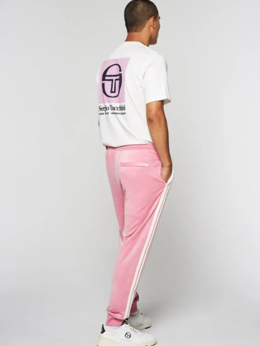 Sergio Tacchini Pants And Sweatpants<Damarindo Velour Track Pant- Polignac