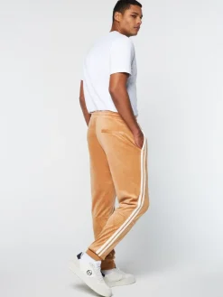 Sergio Tacchini Pants And Sweatpants<Debossed Damarindo Velour Track Pant- Meerkat