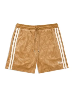 Sergio Tacchini Velour<Debossed Damarindo Velour Short- Meerkat