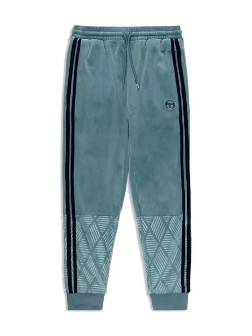 Sergio Tacchini Tracksuits<Debossed Damarindo Velour Track Pant- Larkspur