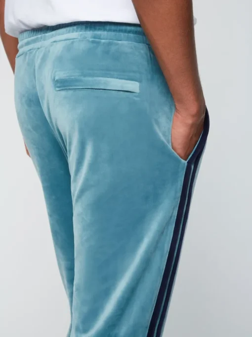 Sergio Tacchini Tracksuits<Debossed Damarindo Velour Track Pant- Larkspur