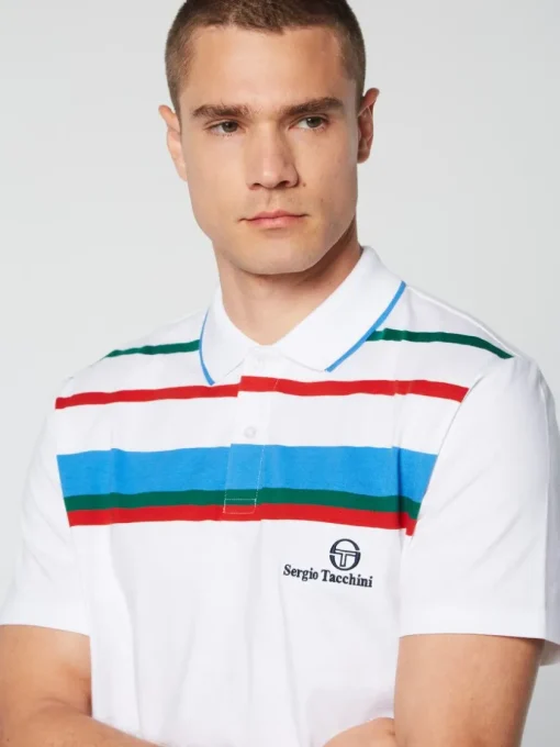 Sergio Tacchini Polos<Denver Polo- White