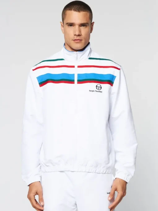 Sergio Tacchini View All<Denver Track Jacket- White
