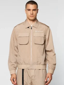Sergio Tacchini Nylon<Devonte Track Jacket- Humus