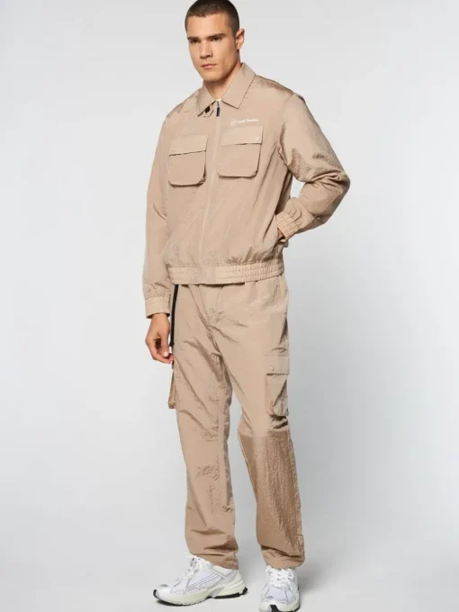 Sergio Tacchini Nylon<Devonte Track Jacket- Humus