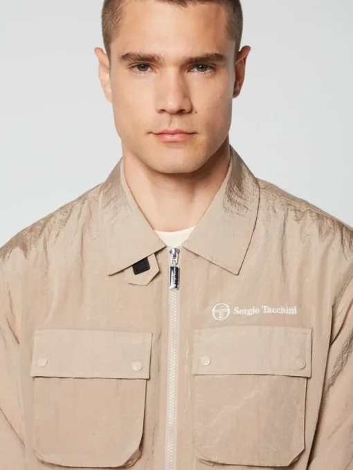 Sergio Tacchini Nylon<Devonte Track Jacket- Humus