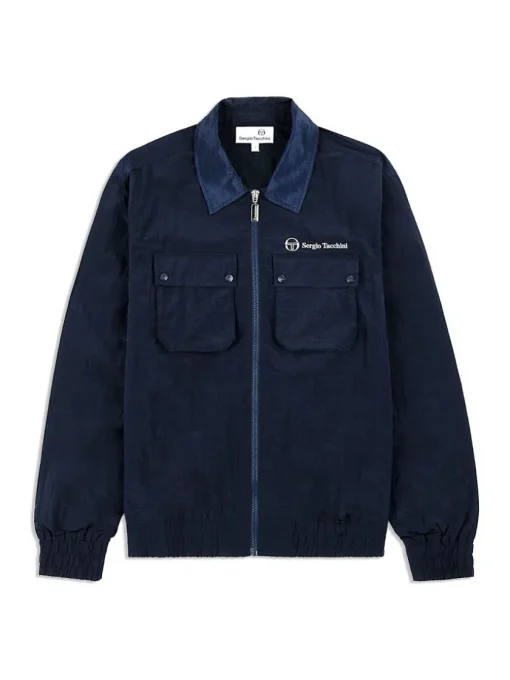 Sergio Tacchini Nylon<Devonte Track Jacket- Maritime Blue