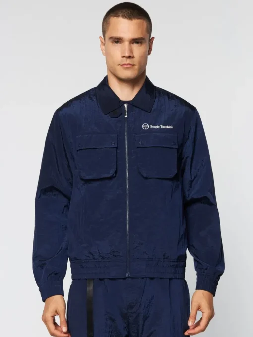 Sergio Tacchini Nylon<Devonte Track Jacket- Maritime Blue