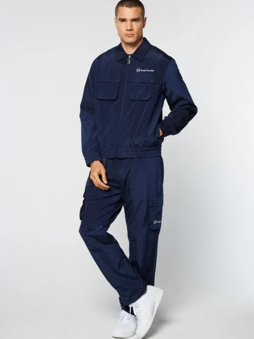 Sergio Tacchini Nylon<Devonte Track Jacket- Maritime Blue