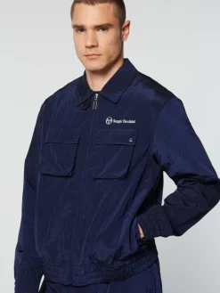 Sergio Tacchini Nylon<Devonte Track Jacket- Maritime Blue