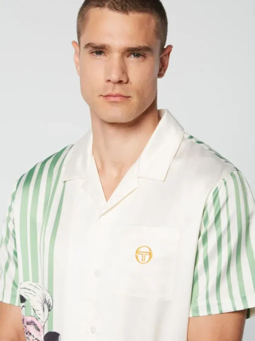Sergio Tacchini Matching Separates<Ella Printed Shirt- Gardenia