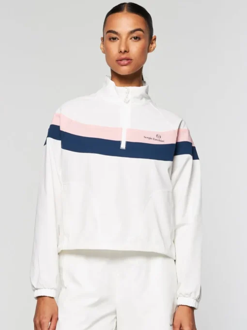 Sergio Tacchini For The Court<Fohn Track Jacket- Gardenia