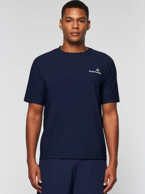Sergio Tacchini For The Court<Foro T-Shirt- Maritime Blue