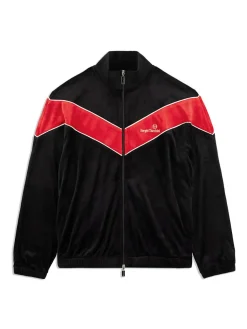 Sergio Tacchini Jackets<Gallone Velour Track Jacket- Black Beauty