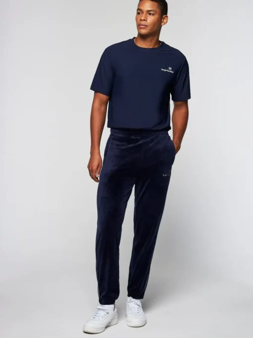 Sergio Tacchini Velour<Gallone Velour Track Pant- Maritime Blue