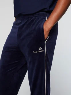 Sergio Tacchini Velour<Gallone Velour Track Pant- Maritime Blue