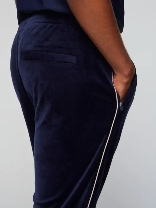 Sergio Tacchini Velour<Gallone Velour Track Pant- Maritime Blue