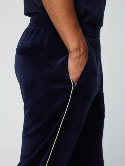 Sergio Tacchini Velour<Gallone Velour Track Pant- Maritime Blue