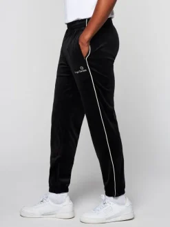Sergio Tacchini View All<Gallone Velour Track Pant- Black Beauty