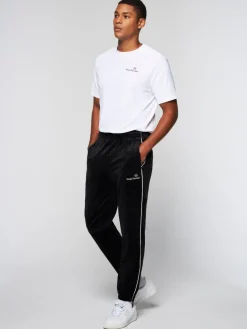Sergio Tacchini View All<Gallone Velour Track Pant- Black Beauty