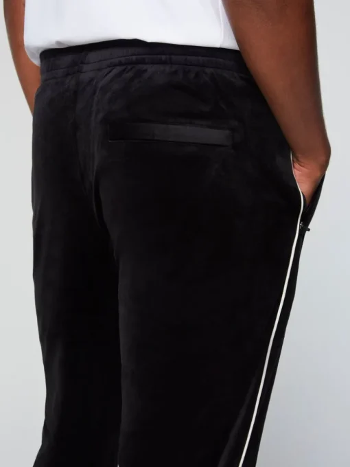Sergio Tacchini View All<Gallone Velour Track Pant- Black Beauty