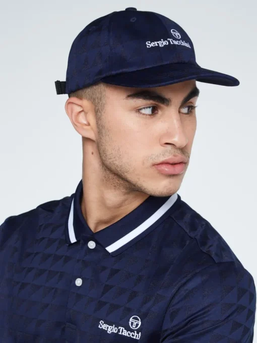 Sergio Tacchini Headwear<Geo Cap-Maritime Blue