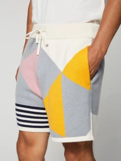 Sergio Tacchini Shorts And Swim<Geo Knit Short- Multi