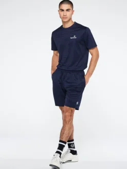 Sergio Tacchini For The Court<Geo Short-Maritime Blue