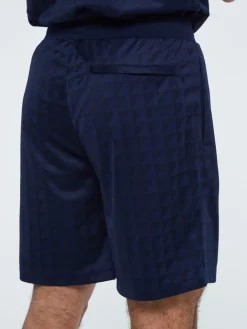 Sergio Tacchini For The Court<Geo Short-Maritime Blue
