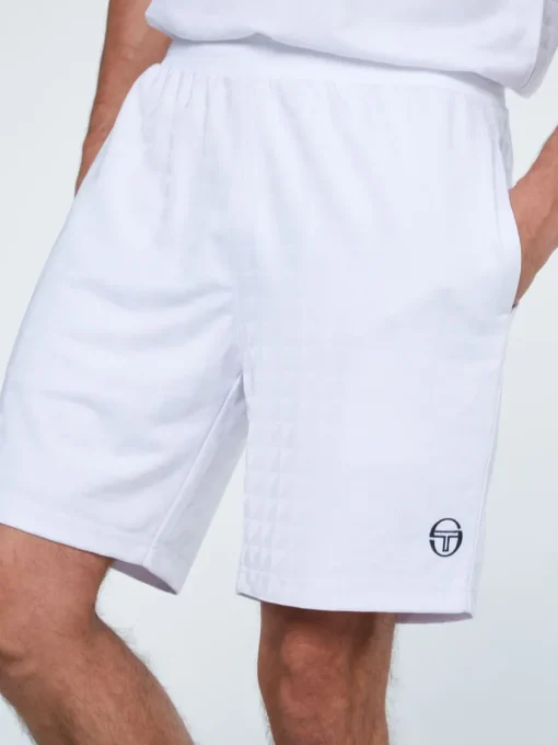 Sergio Tacchini For The Court<Geo Short-White