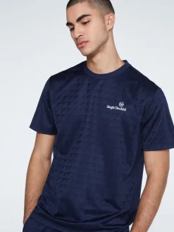 Sergio Tacchini View All<Geo T-Shirt-Maritime Blue
