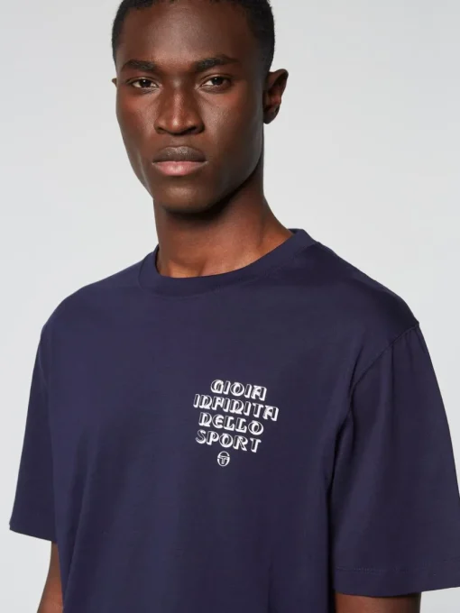 Sergio Tacchini View All<Gioia T-Shirt- Maritime Blue