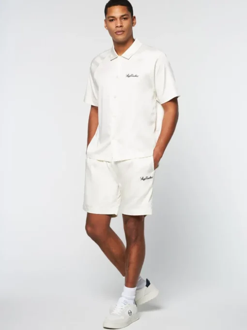 Sergio Tacchini Matching Separates<Giorgio Lounge Shirt- Gardenia