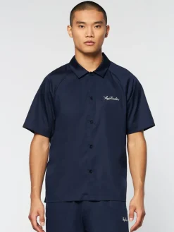 Sergio Tacchini Matching Separates<Giorgio Lounge Shirt- Maritime Blue