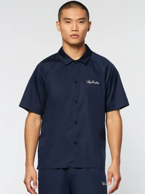 Sergio Tacchini Matching Separates<Giorgio Lounge Shirt- Maritime Blue