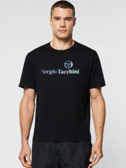 Sergio Tacchini View All<Gradiennte T-Shirt- Black Beauty