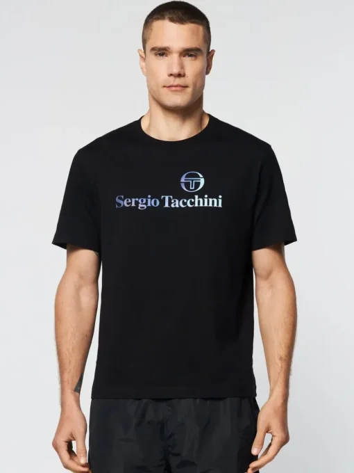 Sergio Tacchini View All<Gradiennte T-Shirt- Black Beauty