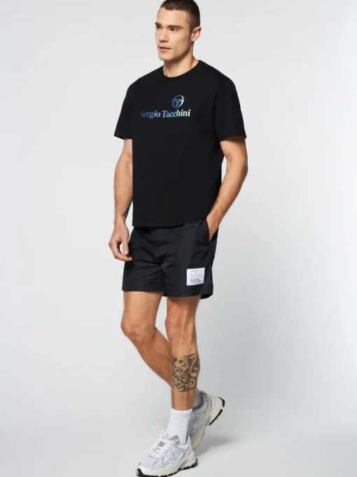 Sergio Tacchini View All<Gradiennte T-Shirt- Black Beauty