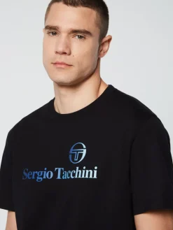 Sergio Tacchini View All<Gradiennte T-Shirt- Black Beauty