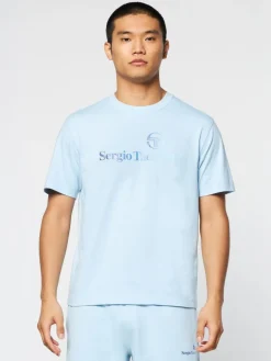 Sergio Tacchini Matching Separates<Gradiennte T-Shirt- Clear Sky